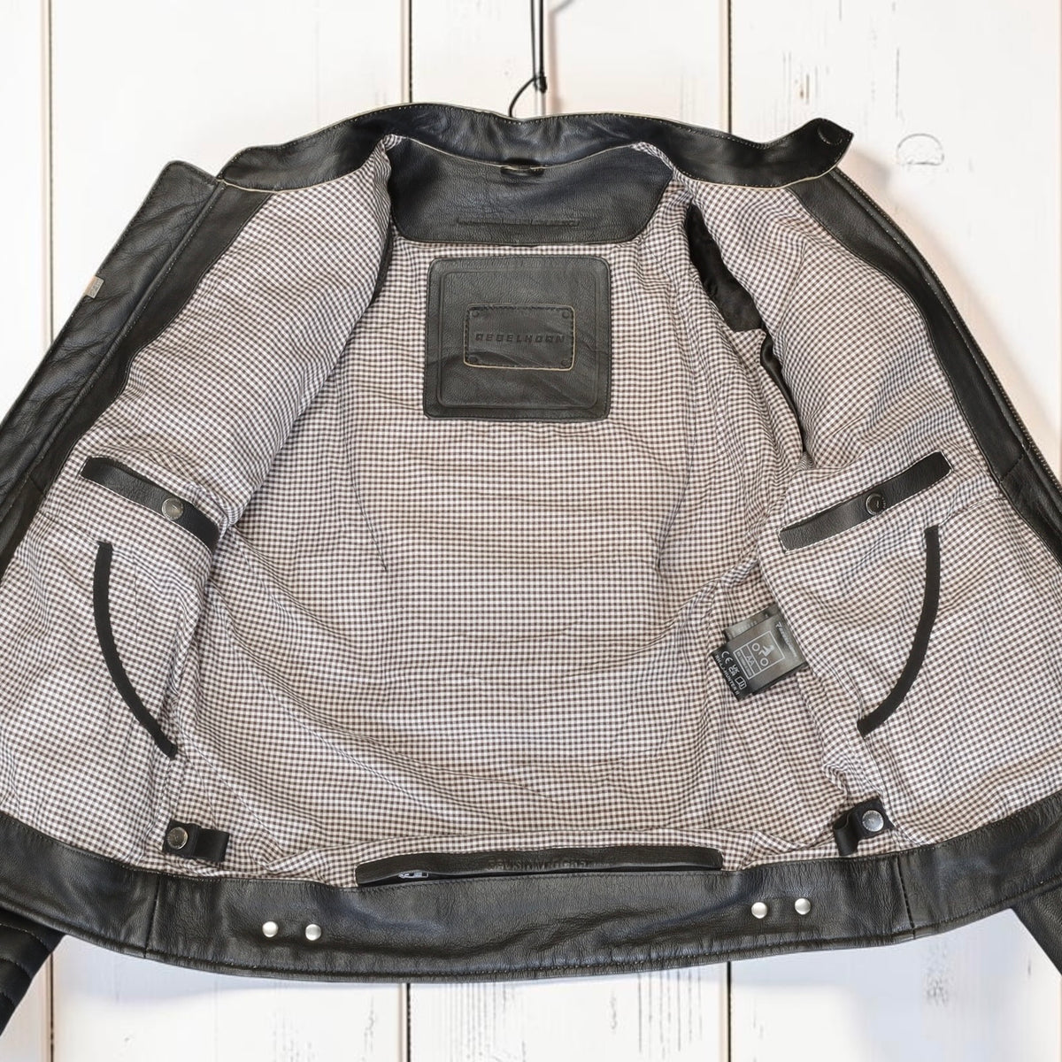 REBELHORN（レベルホーン）レザージャケット "Hunter II Leather Jacket " 【ヴィンテージブラウン】
