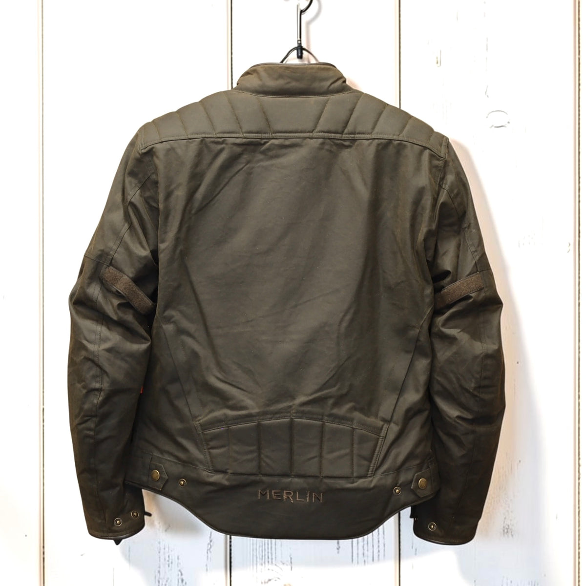 MERLIN （マーリン） 防寒最強 ワックスコットンジャケット "Barton II Waxed Cotton Jacket" 【オリーブ】