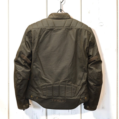 MERLIN （マーリン） 防寒最強 ワックスコットンジャケット "Barton II Waxed Cotton Jacket" 【オリーブ】
