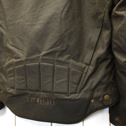 MERLIN （マーリン） 防寒最強 ワックスコットンジャケット "Barton II Waxed Cotton Jacket" 【オリーブ】