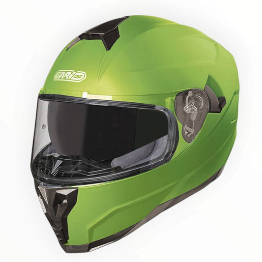 GARIBALDI（ガリバルディ）G80 Pinlock Trend フルフェイスヘルメット【Matt Lime Green】装飾品