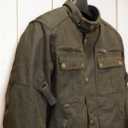 MERLIN （マーリン） 防寒最強 ワックスコットンジャケット "Barton II Waxed Cotton Jacket" 【オリーブ】
