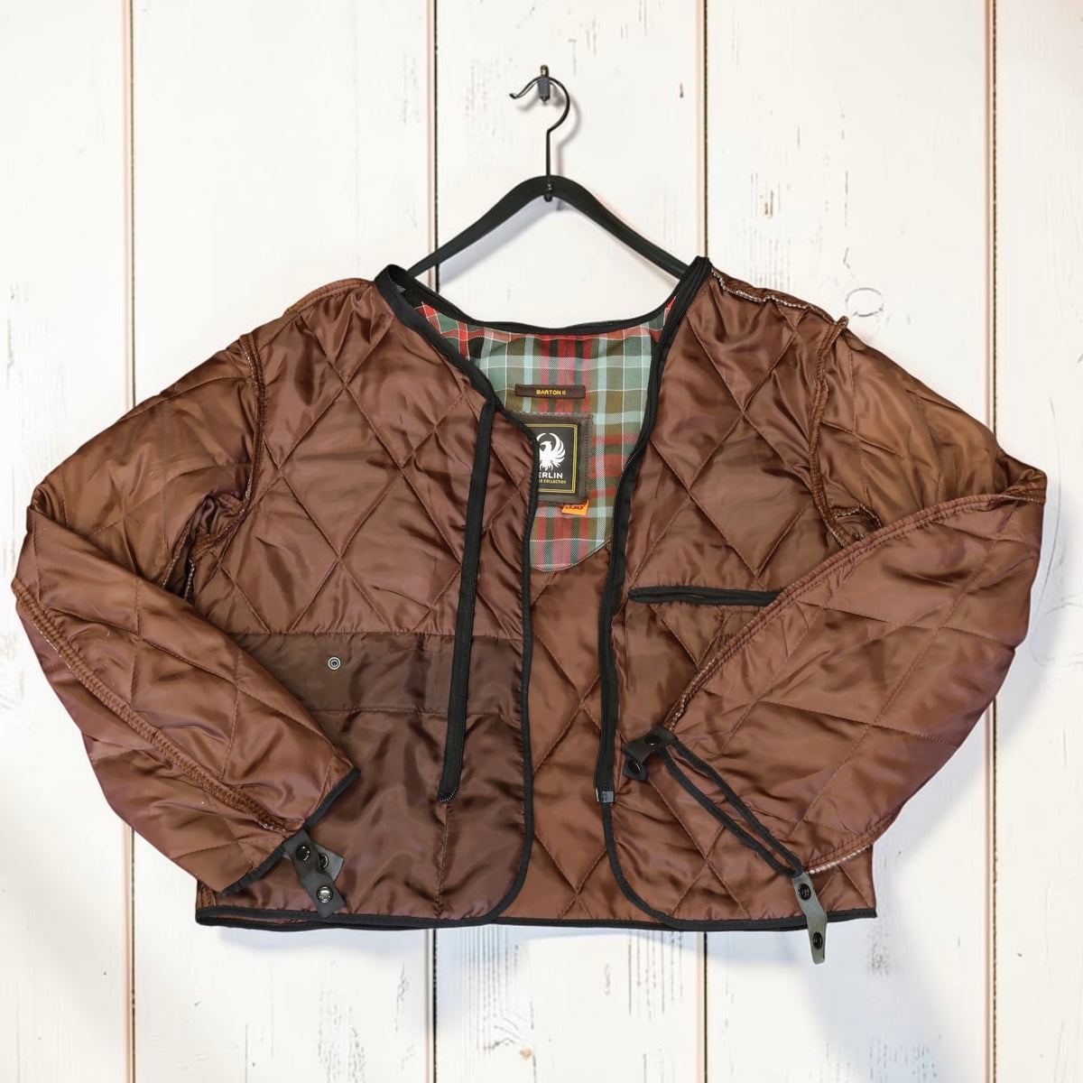 MERLIN （マーリン） 防寒最強 ワックスコットンジャケット "Barton II Waxed Cotton Jacket" 【オリーブ】