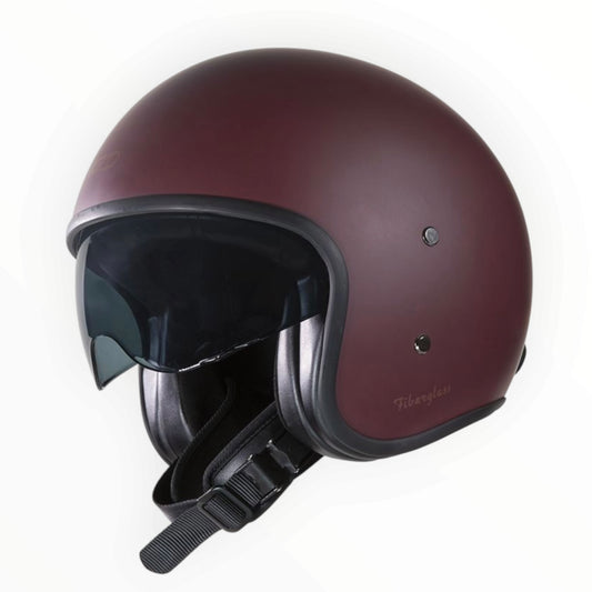 GARIBALDI（ガリバルディ）G03X ジェットヘルメット【Matt Oxid Red】装飾品