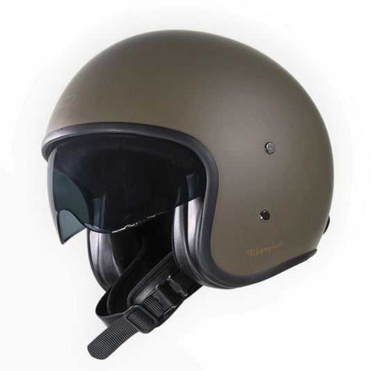 GARIBALDI（ガリバルディ）G03X ジェットヘルメット【Matt Coffee】装飾品