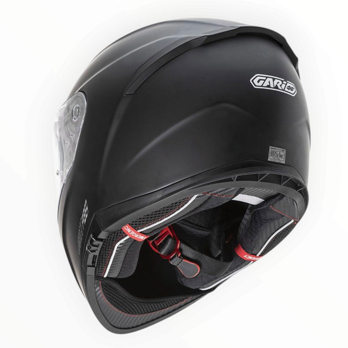 GARIBALDI（ガリバルディ）G91X Fiber Pinlock フルフェイスヘルメット【Matt Black】装飾品