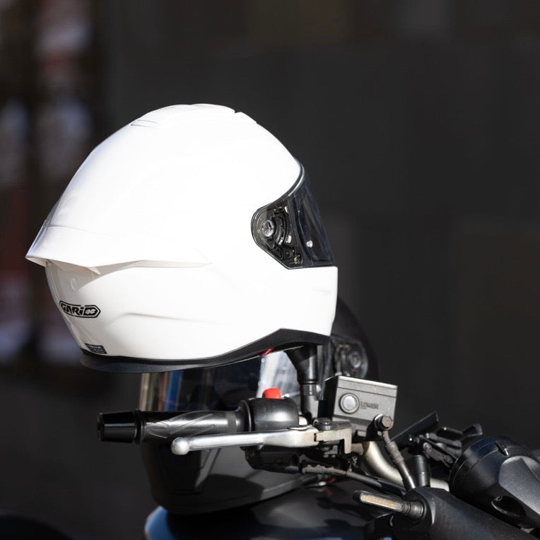 GARIBALDI（ガリバルディ）G91X Fiber Pinlock Sport  フルフェイスヘルメット【Pearl White】装飾品