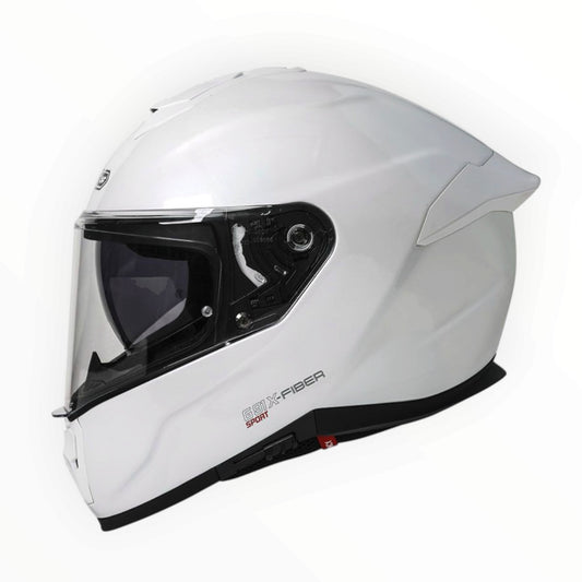GARIBALDI（ガリバルディ）G91X Fiber Pinlock Sport  フルフェイスヘルメット【Pearl White】装飾品