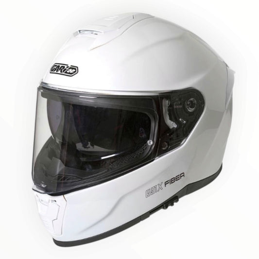 GARIBALDI（ガリバルディ）G91X Fiber Click Pinlock  フルフェイスヘルメット【Pearl White】装飾品