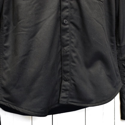 Roeg ローグ ワックコットンシャツジャケット "Chris wax Overshirt" 【ブラック】