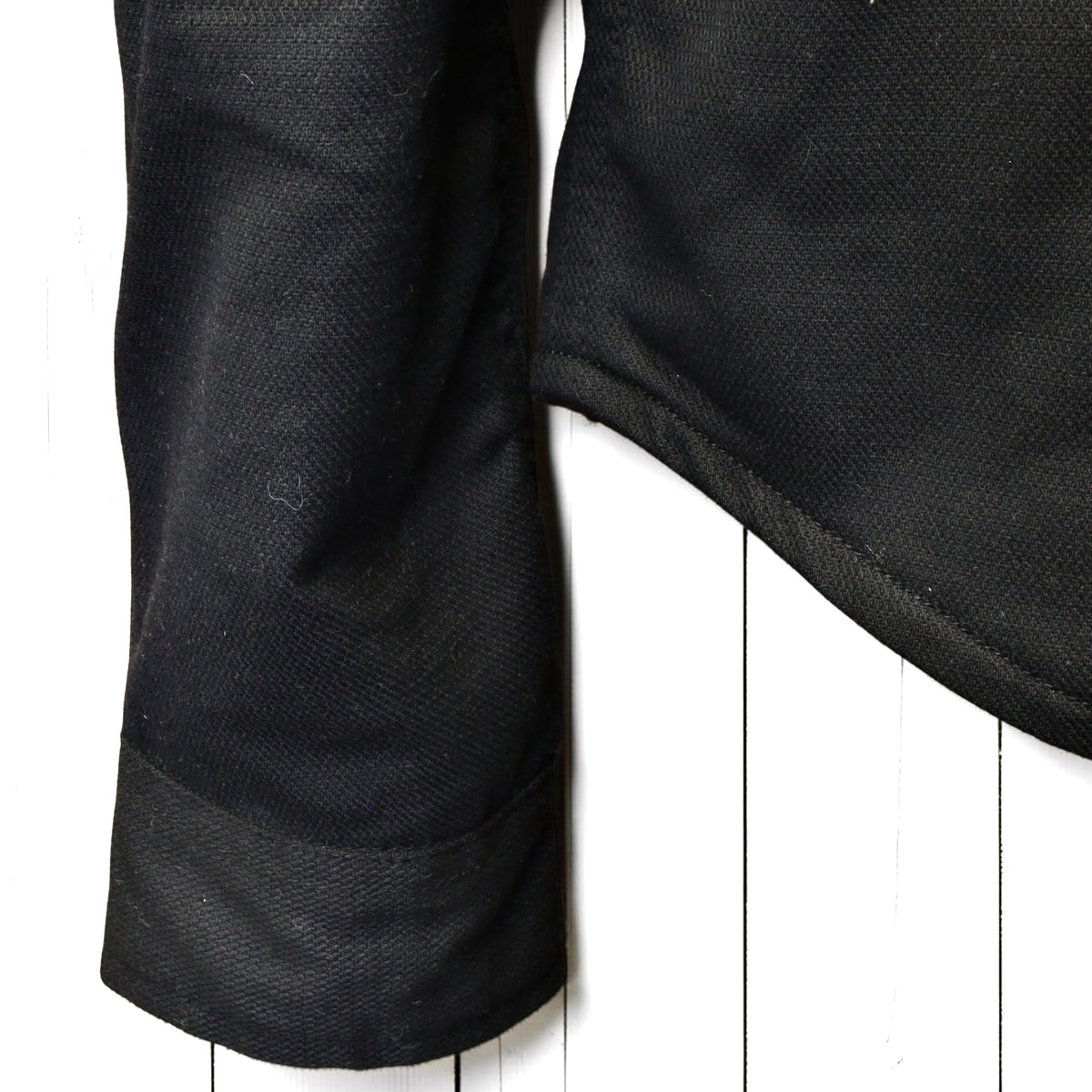 Roeg ローグ ワックコットンシャツジャケット "Chris wax Overshirt" 【ブラック】