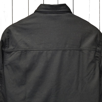 Roeg ローグ ワックコットンシャツジャケット "Chris wax Overshirt" 【ブラック】
