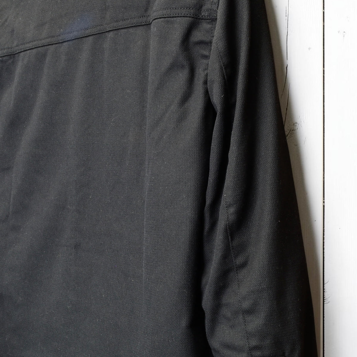 Roeg ローグ ワックコットンシャツジャケット "Chris wax Overshirt" 【ブラック】