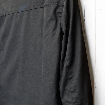 Roeg ローグ ワックコットンシャツジャケット "Chris wax Overshirt" 【ブラック】