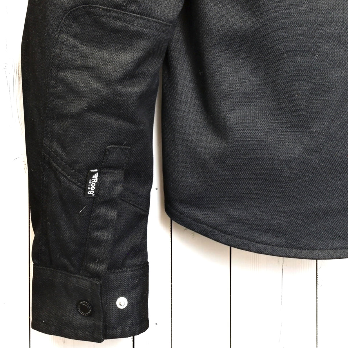 Roeg ローグ ワックコットンシャツジャケット "Chris wax Overshirt" 【ブラック】