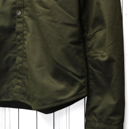 Roeg ローグ ワックコットンシャツジャケット "Chris wax Overshirt" 【アーミーグリーン】