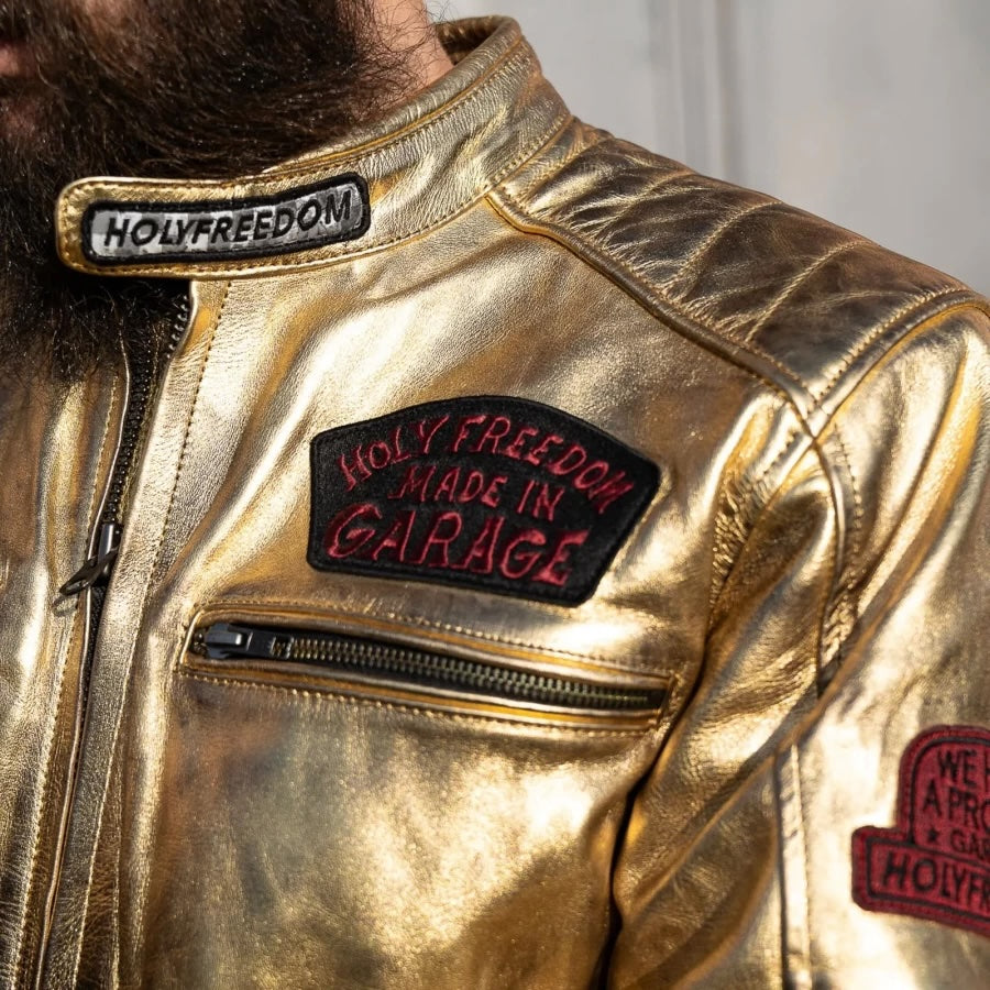 HOLYFREEDOM ホーリーフリーダム レザージャケット ”ZERO LINGOTTO JACKET”　【ゴールド】