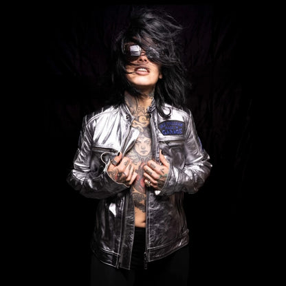 HOLYFREEDOM ホーリーフリーダム レザージャケット シルバー ”ZERO TOTEM JACKET” 【シルバー】