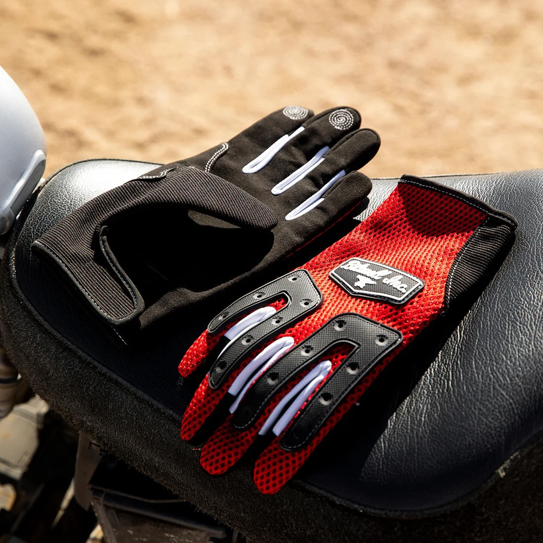 Biltwell ビルトウェル メッシュグローブ "Anza Gloves" 【レッド】