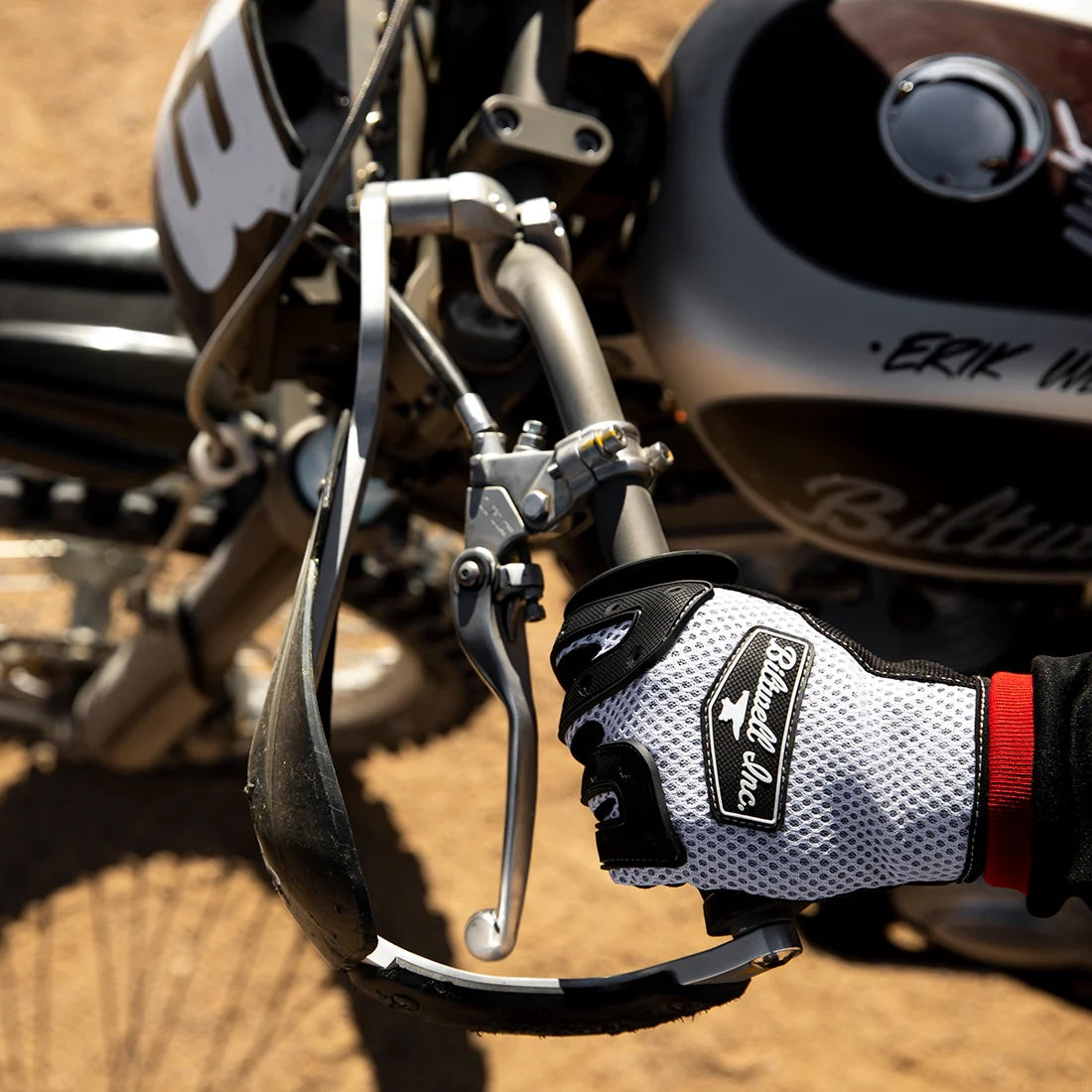 Biltwell ビルトウェル メッシュグローブ "Anza Gloves" 【ホワイト】