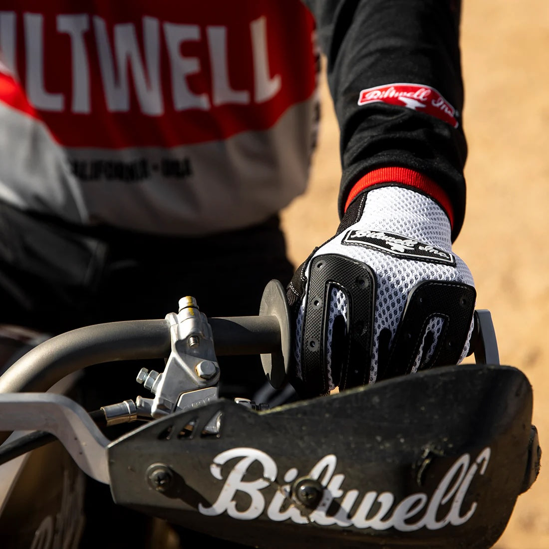 Biltwell ビルトウェル メッシュグローブ "Anza Gloves" 【ホワイト】