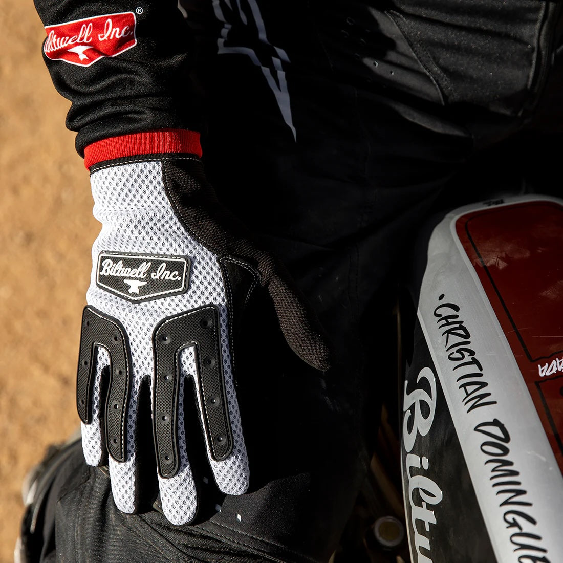 Biltwell ビルトウェル メッシュグローブ "Anza Gloves" 【ホワイト】