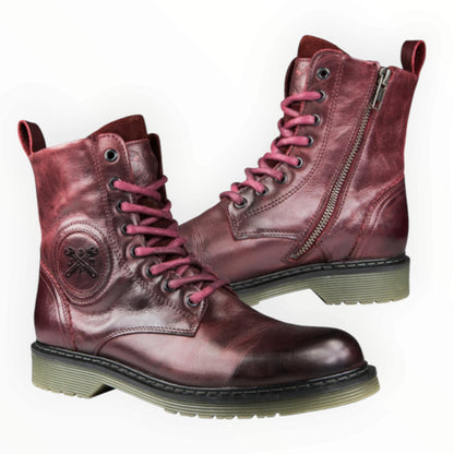 John Doe レディース ライディングブーツ Sixty female boot 【ボルドー】