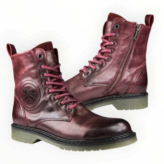 John Doe レディース ライディングブーツ Sixty female boot 【ボルドー】