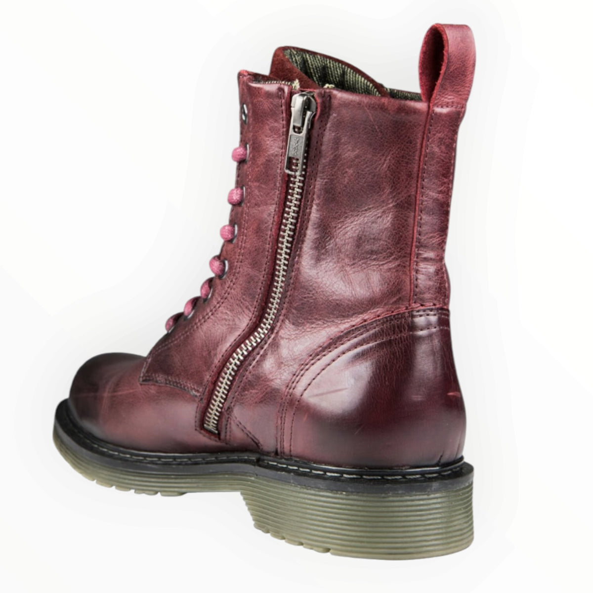 John Doe レディース ライディングブーツ Sixty female boot 【ボルドー】
