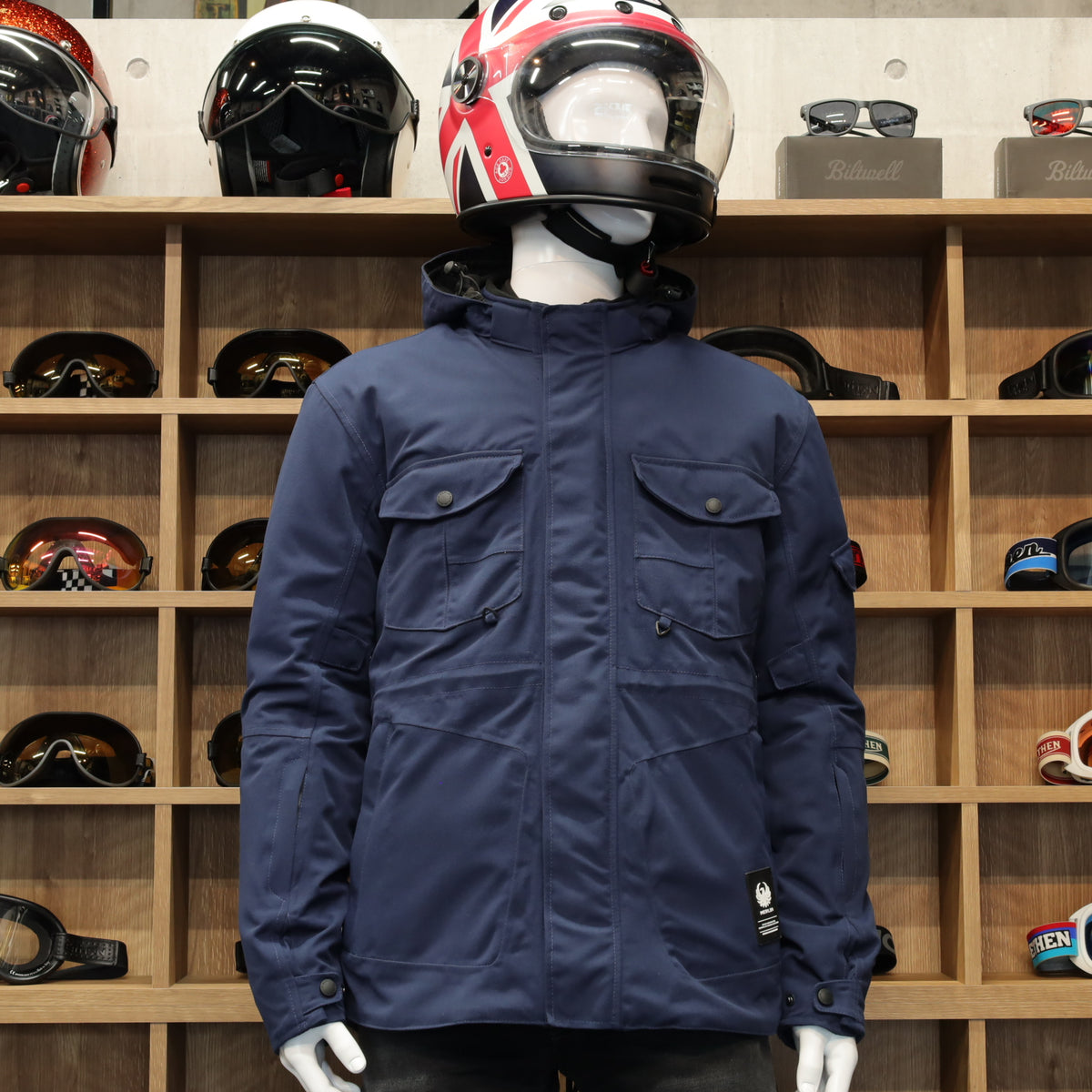 MERLIN マーリン 防寒最強 ナイロンウインタージャケット "Jagger Urban Utility D30 Jacket" 【ネイビー】