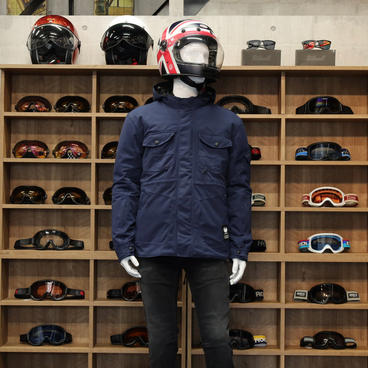 MERLIN マーリン 防寒最強 ナイロンウインタージャケット "Jagger Urban Utility D30 Jacket" 【ネイビー】