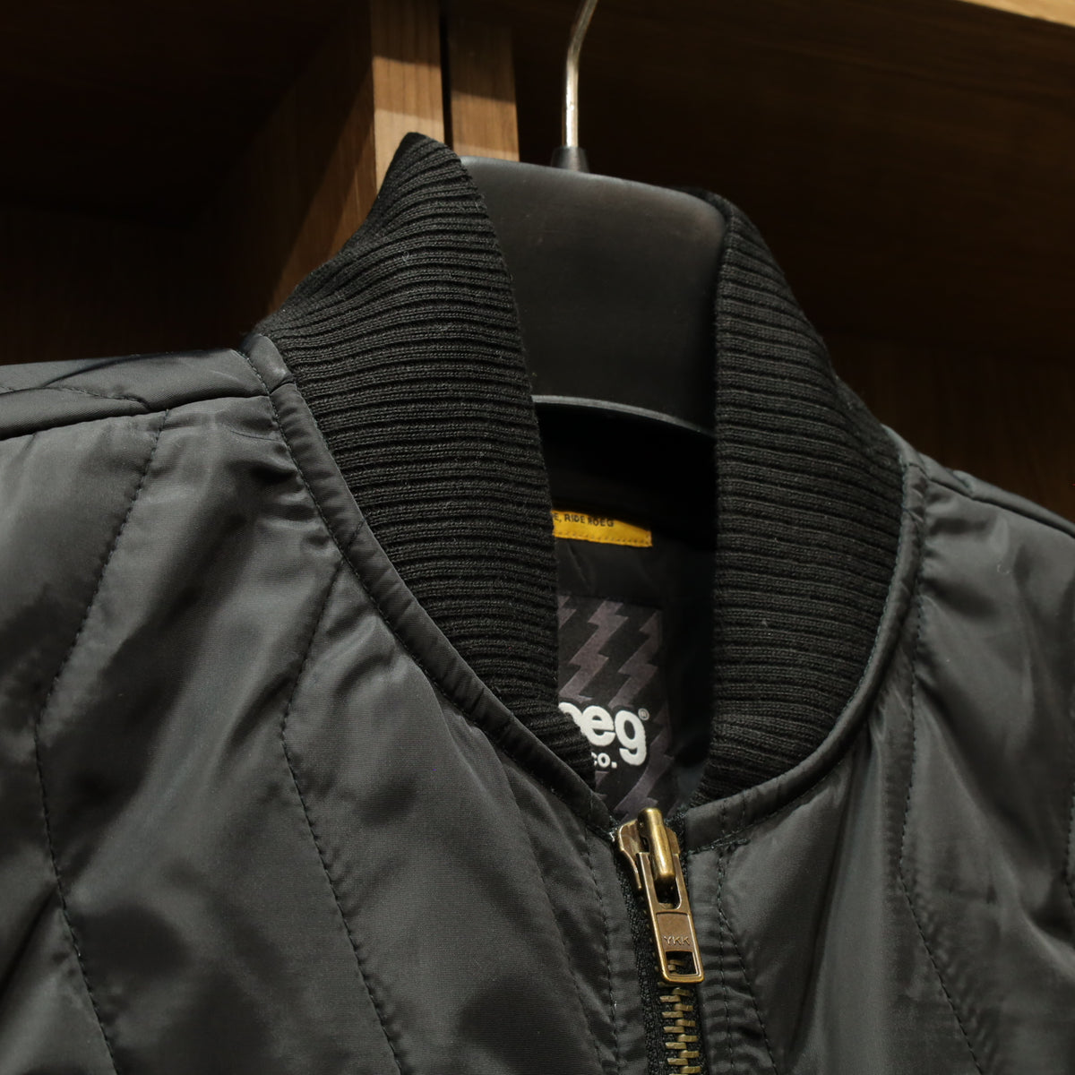 Roeg ローグ 中綿キルティング バイカーベスト "Victor vest"
