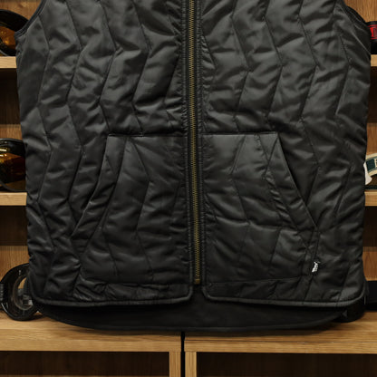 Roeg ローグ 中綿キルティング バイカーベスト "Victor vest"