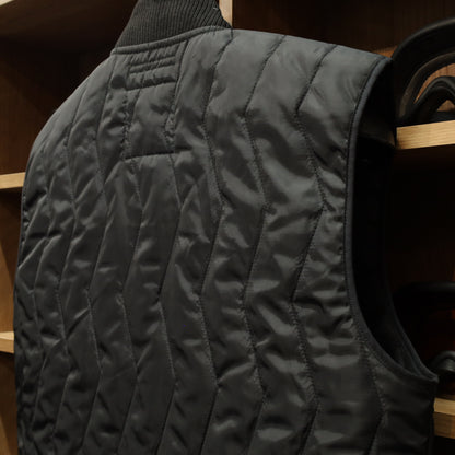 Roeg ローグ 中綿キルティング バイカーベスト "Victor vest"