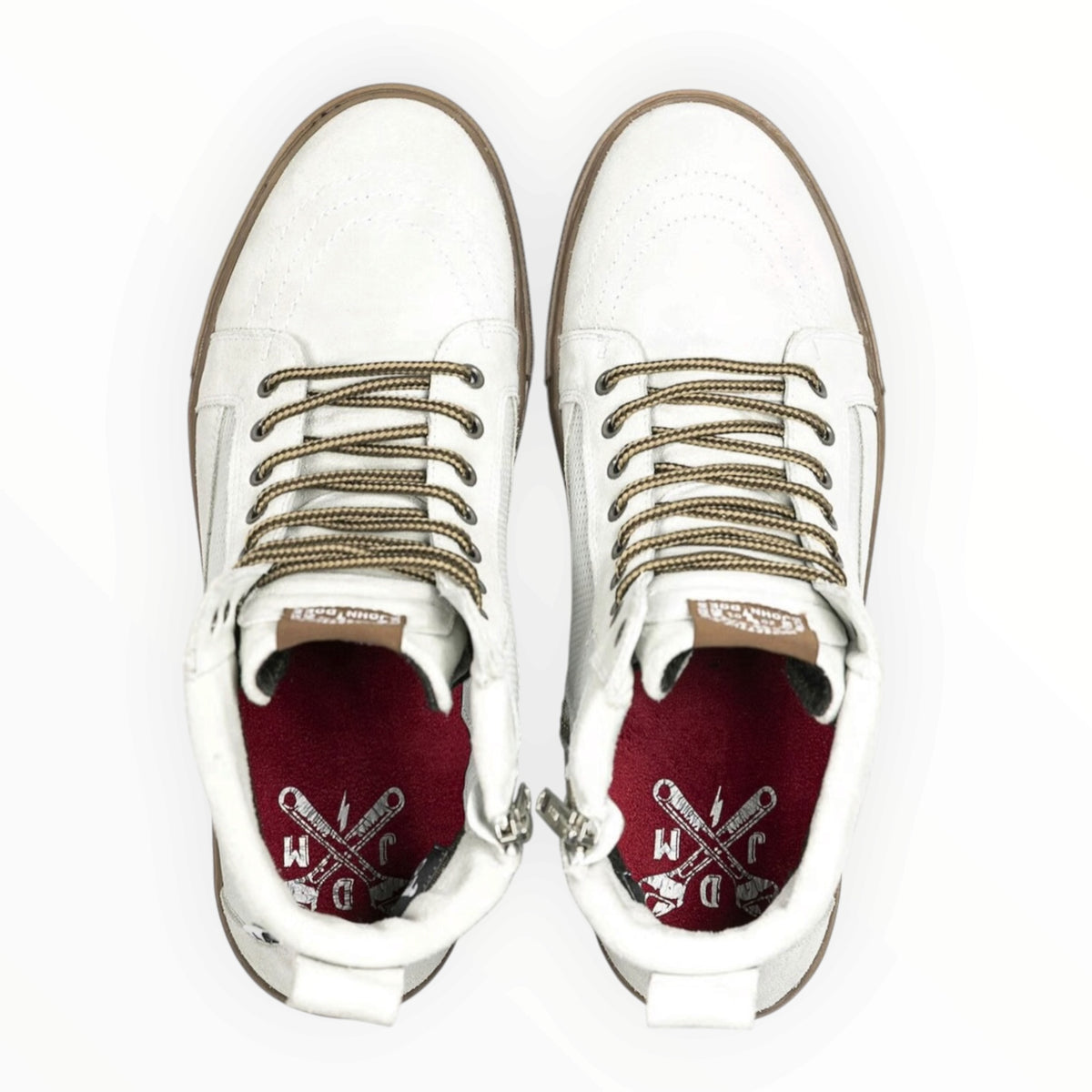 John Doe ライディングスニーカー Neo sneakers 【ホワイト/ブラウン】