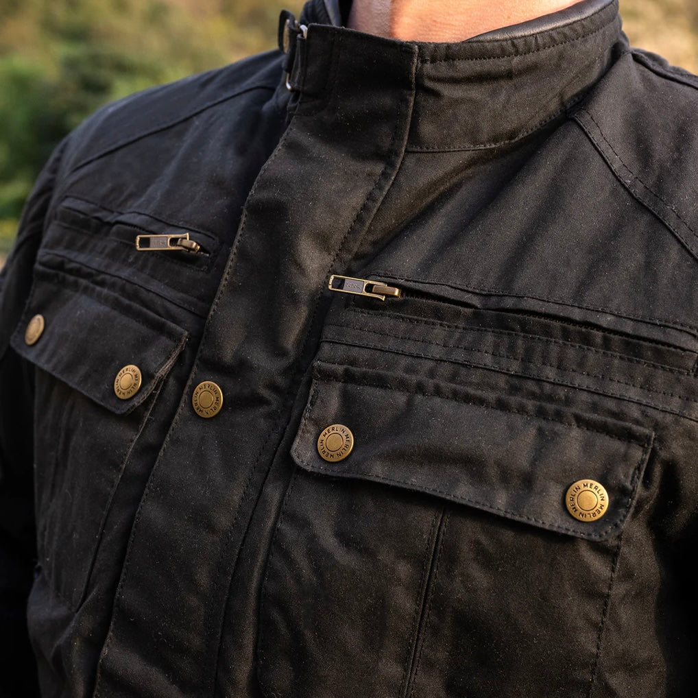 防寒最強 ワックスコットンジャケット "Yoxall II Waxed Cotton Jacket" 【ブラック】