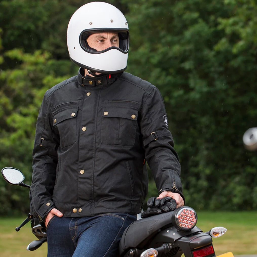 防寒最強 ワックスコットンジャケット "Barton II Waxed Cotton Jacket" 【ブラック】