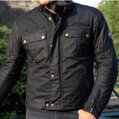 防寒最強 ワックスコットンジャケット "Barton II Waxed Cotton Jacket" 【ブラック】