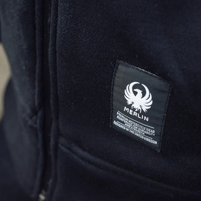 MERLIN マーリン 防水ライディングパーカー "Hamlin Hydro Kevlar Hoody" 【ブラック】