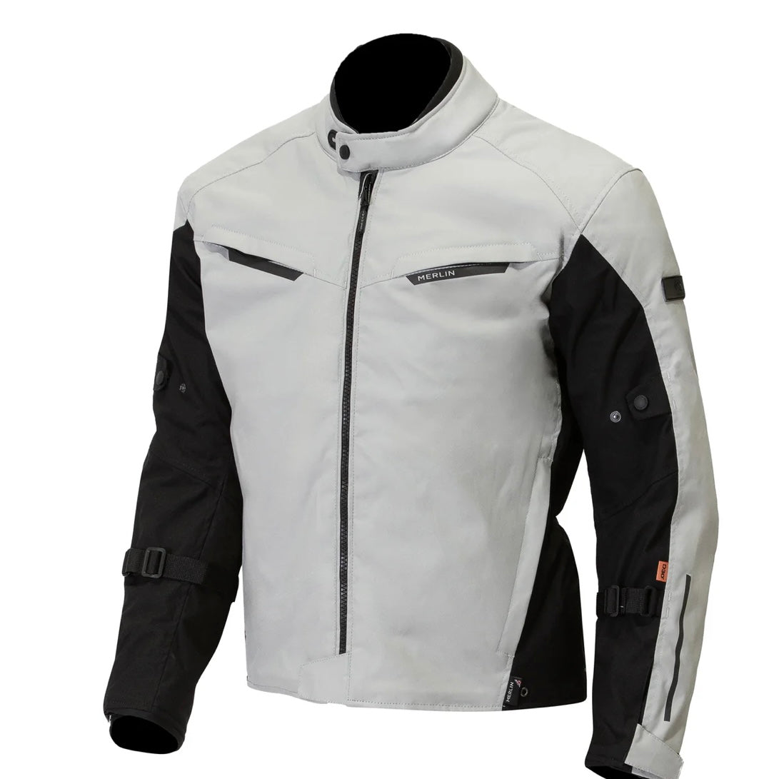 MERLIN マーリン 防水 オールシーズン ライディングジャケット "Taos Waterproof D3O Jacket" 【ホワイト/ブラック】