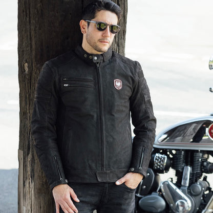 レザージャケット "Alton II D3O Leather Jacket" 【ブラック】