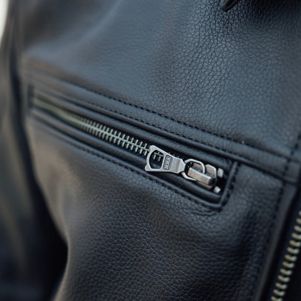 レザージャケット "Kingsbury D3O AAA Leather Jacket" 【ブラック】