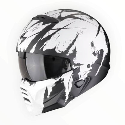 SCORPION（スコーピオン）  EXO-Combat II Marauder helmet  システムヘルメット【Matt black/White】装飾品