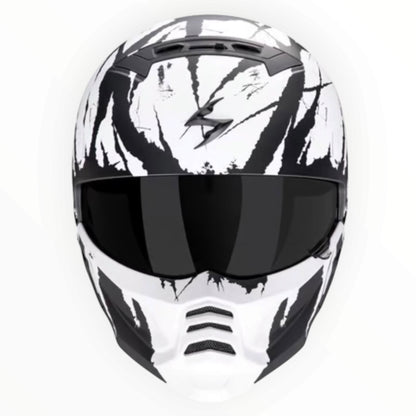 SCORPION（スコーピオン）  EXO-Combat II Marauder helmet  システムヘルメット【Matt black/White】装飾品