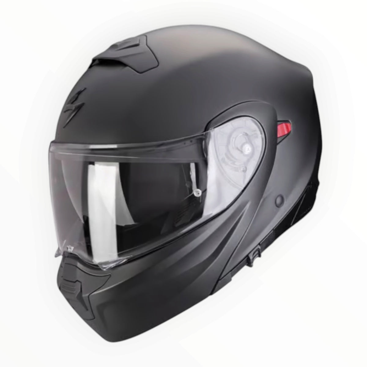 SCORPION（スコーピオン）EXO-930 Evo  システムヘルメット【Pearl black matt】装飾品