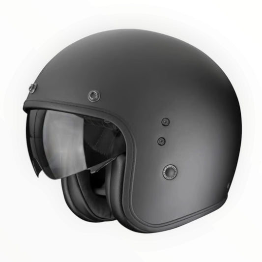 SCORPION（スコーピオン）Belfast Evo solid ジェッヘルメット【Matt Black】装飾品