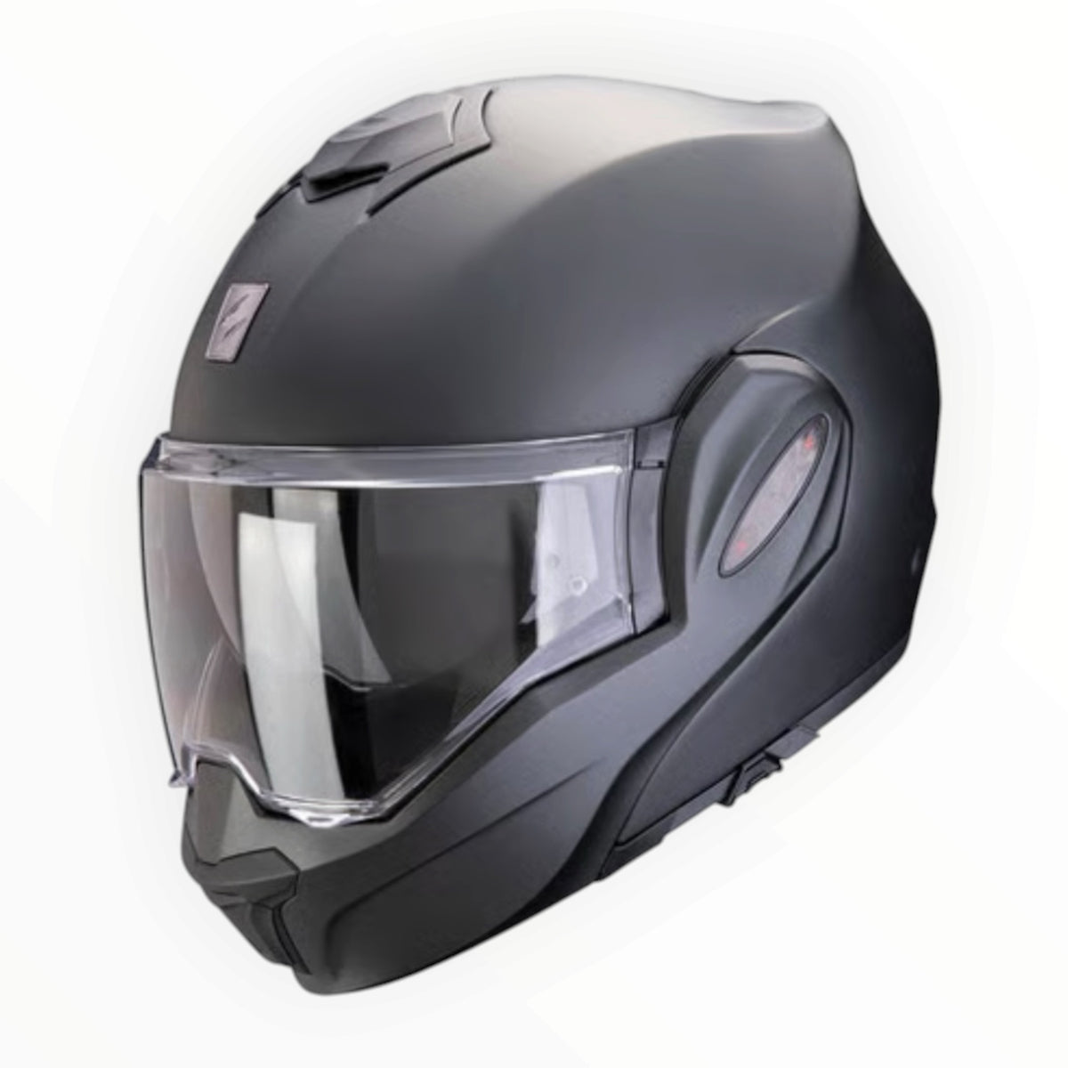SCORPION（スコーピオン）  EXO-Tech Evo Pro システムヘルメット【Pearl matte black】装飾品