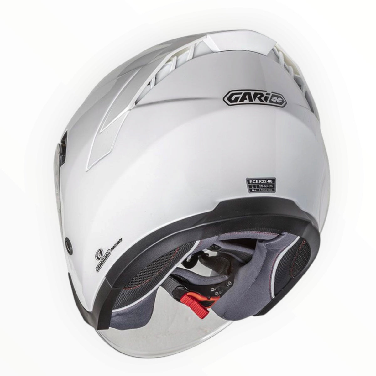 GARIBALDI（ガリバルディ）G40 Sunvisor ジェットヘルメット【White】装飾品