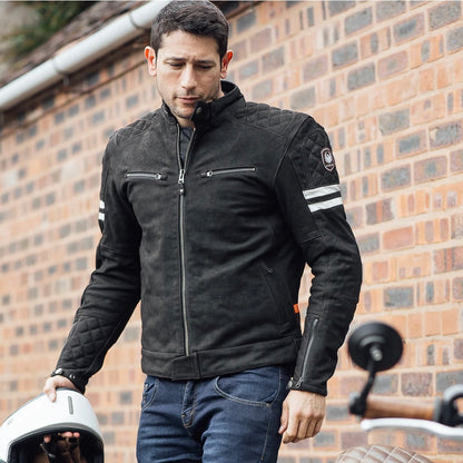 レザージャケット "Hixon II D3O® Leather Jacket" 【ブラウン】