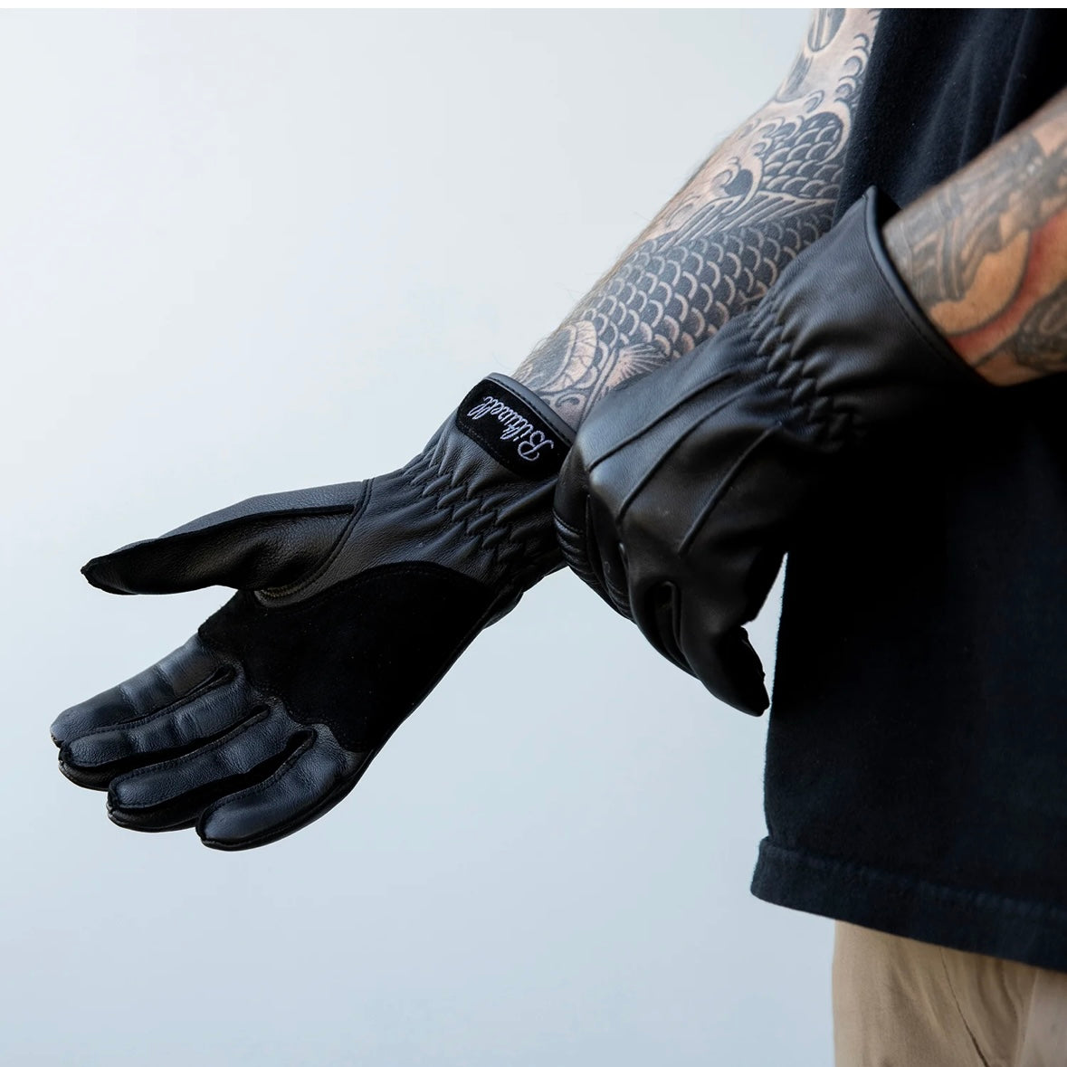 Biltwell ビルトウェル レザーグローブ "Work Gloves 2.0" 【ブラック】